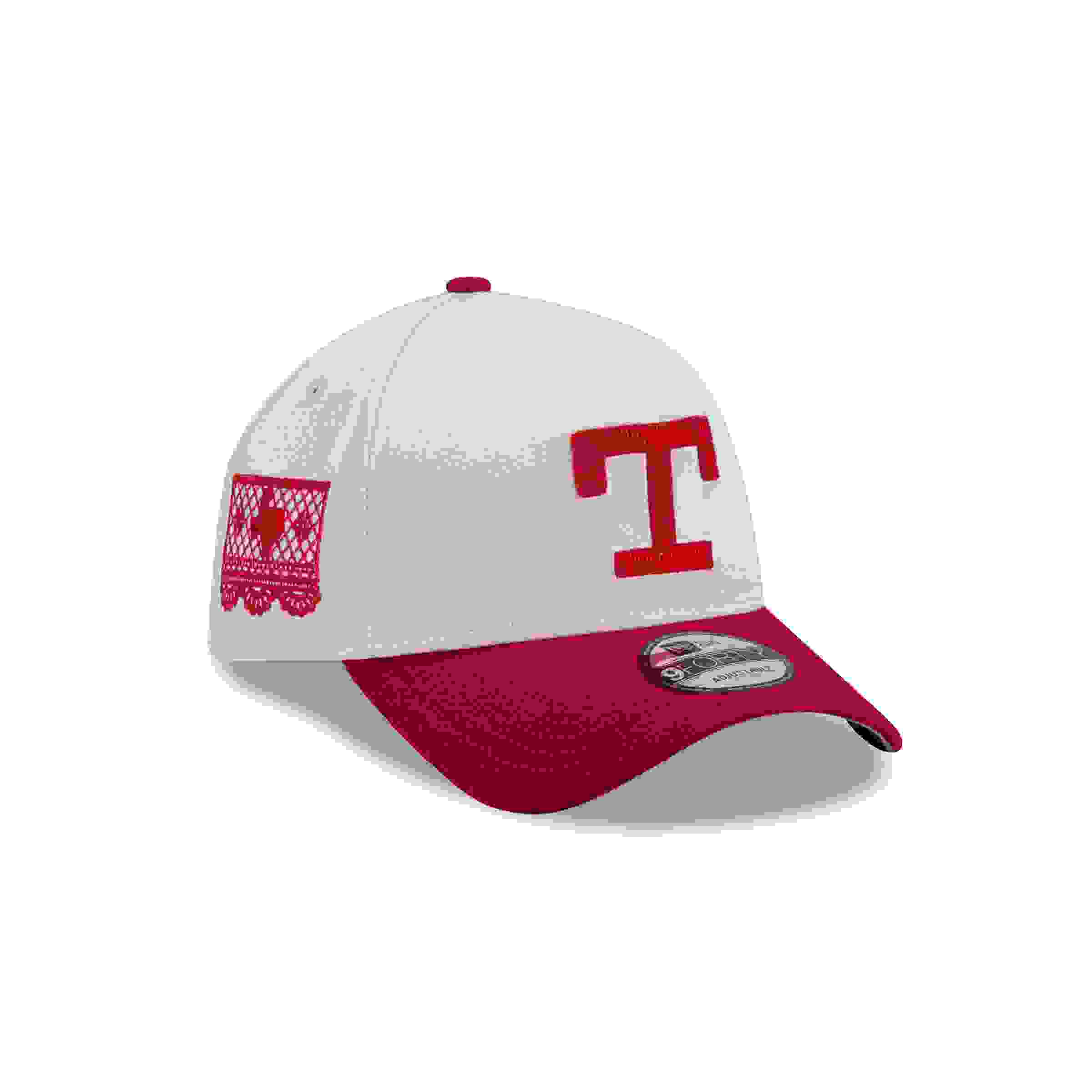 New Era Texas Rangers 9FORTY A-Frame City Connect Cream Snapback Hat